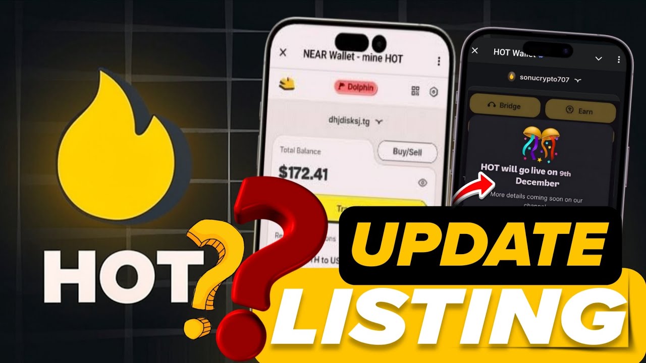 Hot Coin Mining New Update | Here Wallet Mining Listing Update | Hot Wallet Price | Hot Coin Sell 🔥