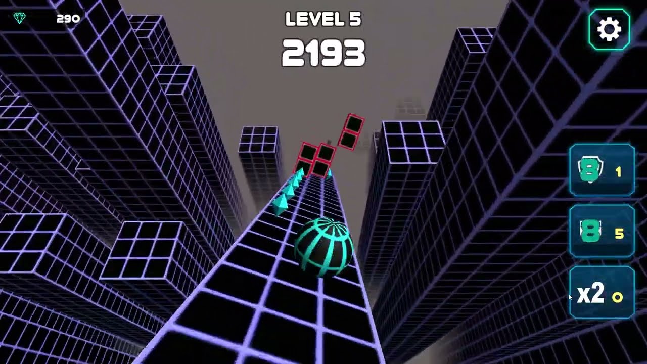 Crazy Roll 3D - World Record Game 👑👑 2905👑👑!!!!