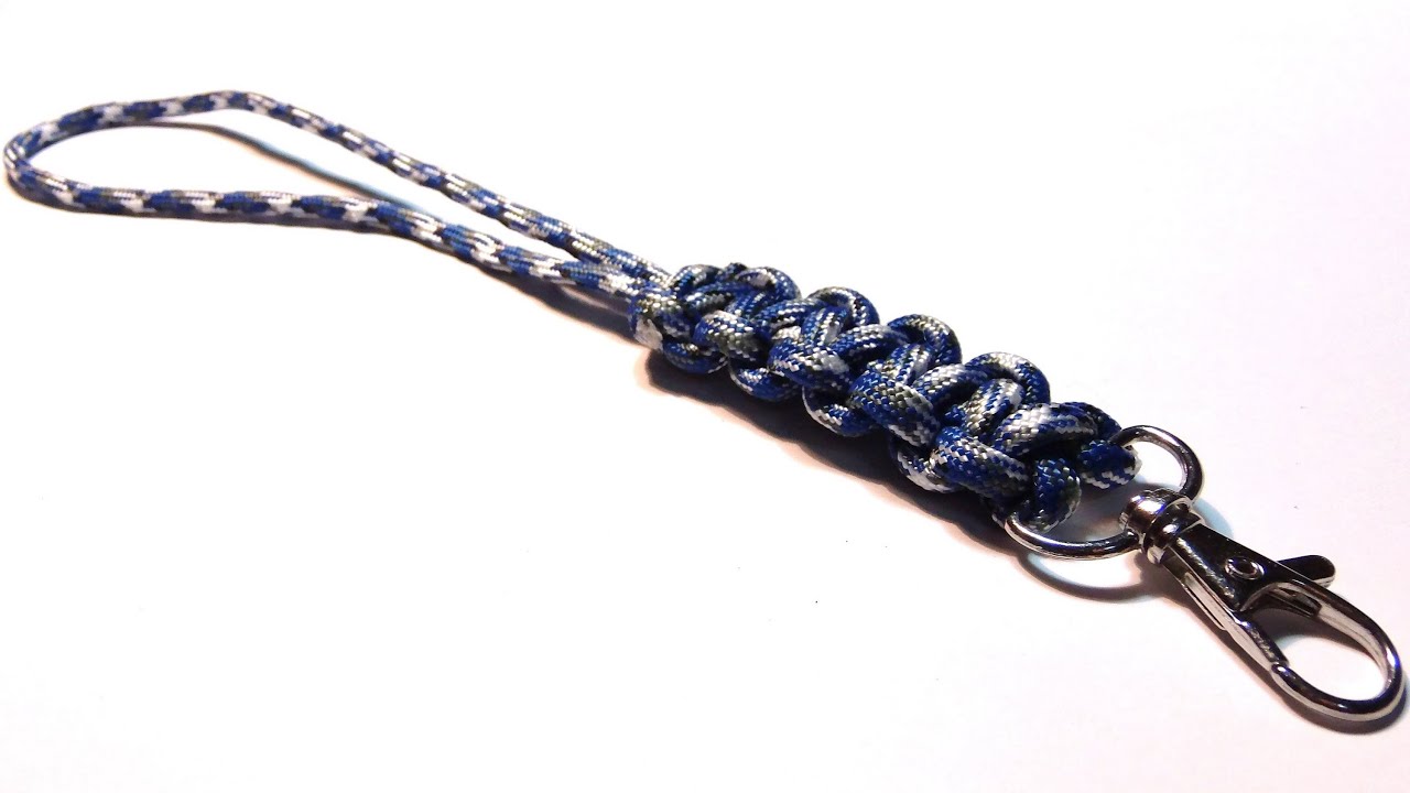 How to make a Paracord lanyard Using the Cobra Stitch Knot
