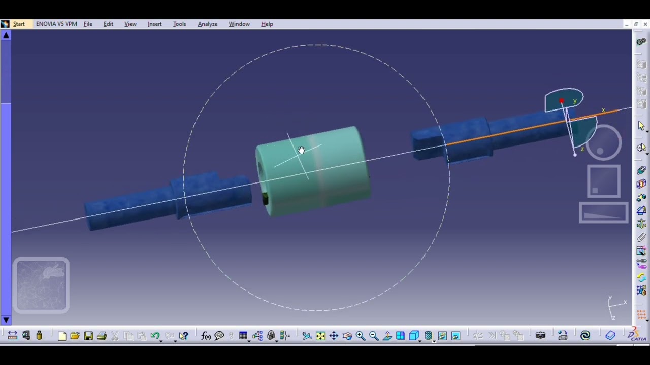 Half Lap Muff Coupling Assembly animation #Half Lap Muff Coupling #Assembly Drawing with Animation