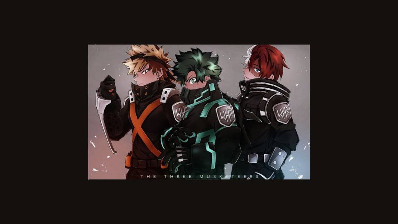 fighting villains with the three musketeers // a badass mha playlist