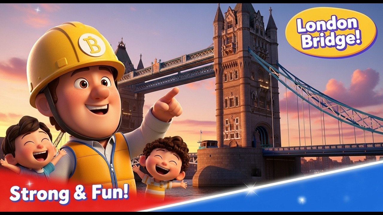 London Bridge Is Falling Down 🌉 + MORE Fun Nursery Rhymes! | TIKI FUN KIDS