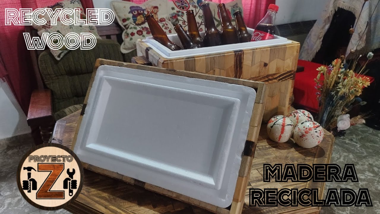 Wooden cooler / Conservadora de madera