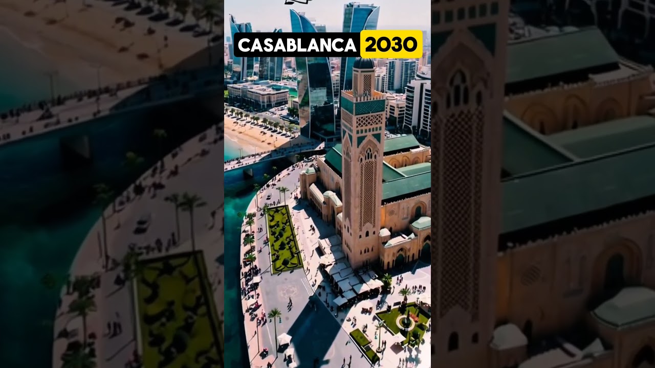 Casablanca by 2030 #travel #morocco #maroc #المغرب #casablanca #worldcup2030