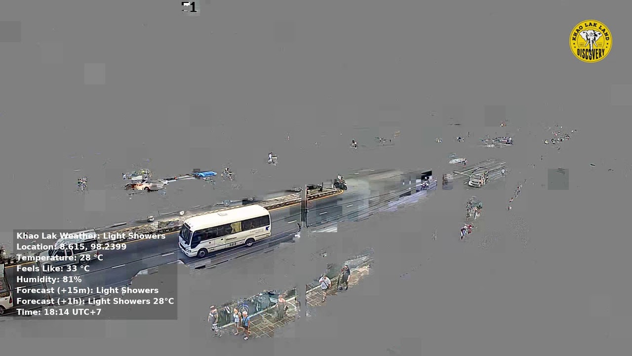 🔴 Khao Lak Webcam - Phang Nga, Thailand 🇹🇭 11-Mar-2026 06:19