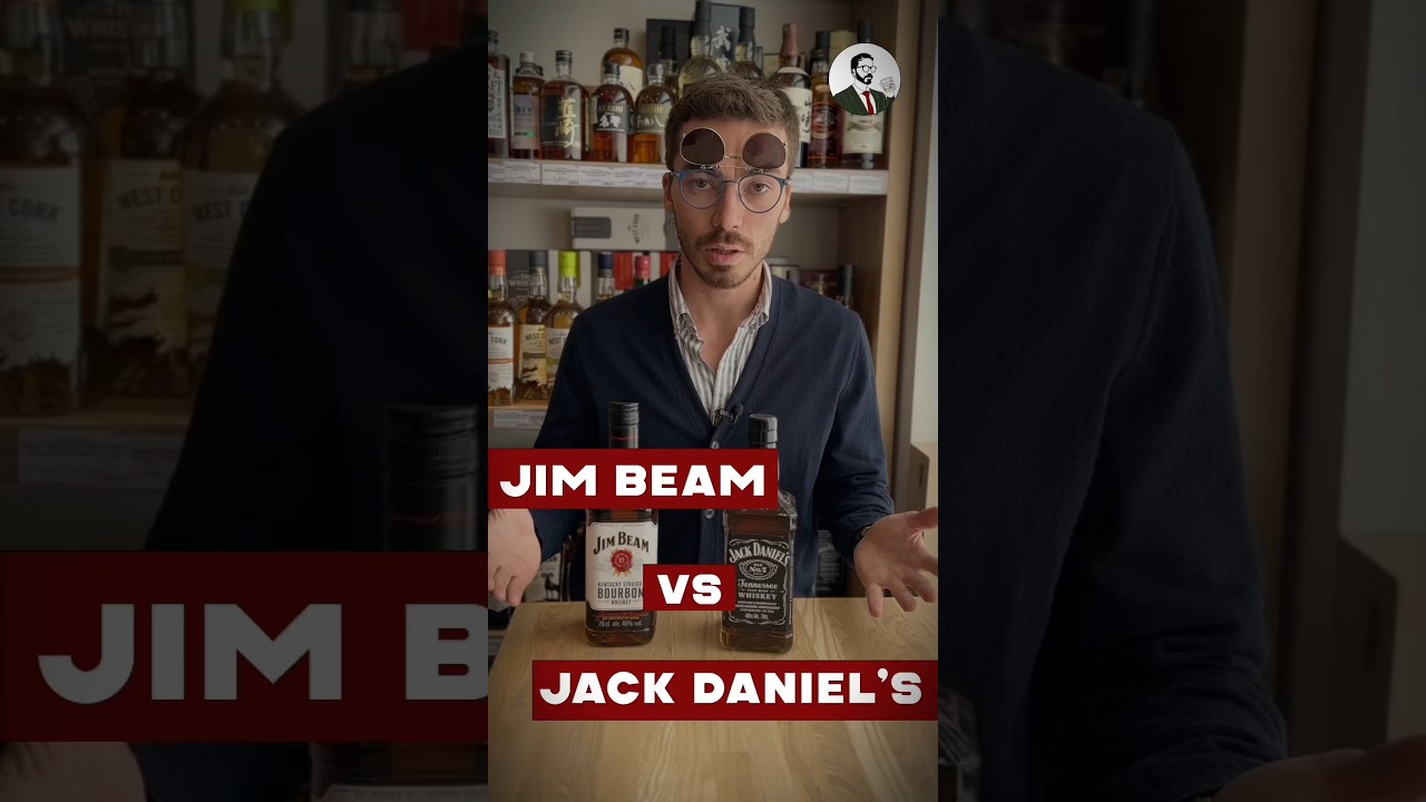 What's the difference between Jim Beam and Jack Daniel's #alcohol #jeanpaulalcohol #whisky