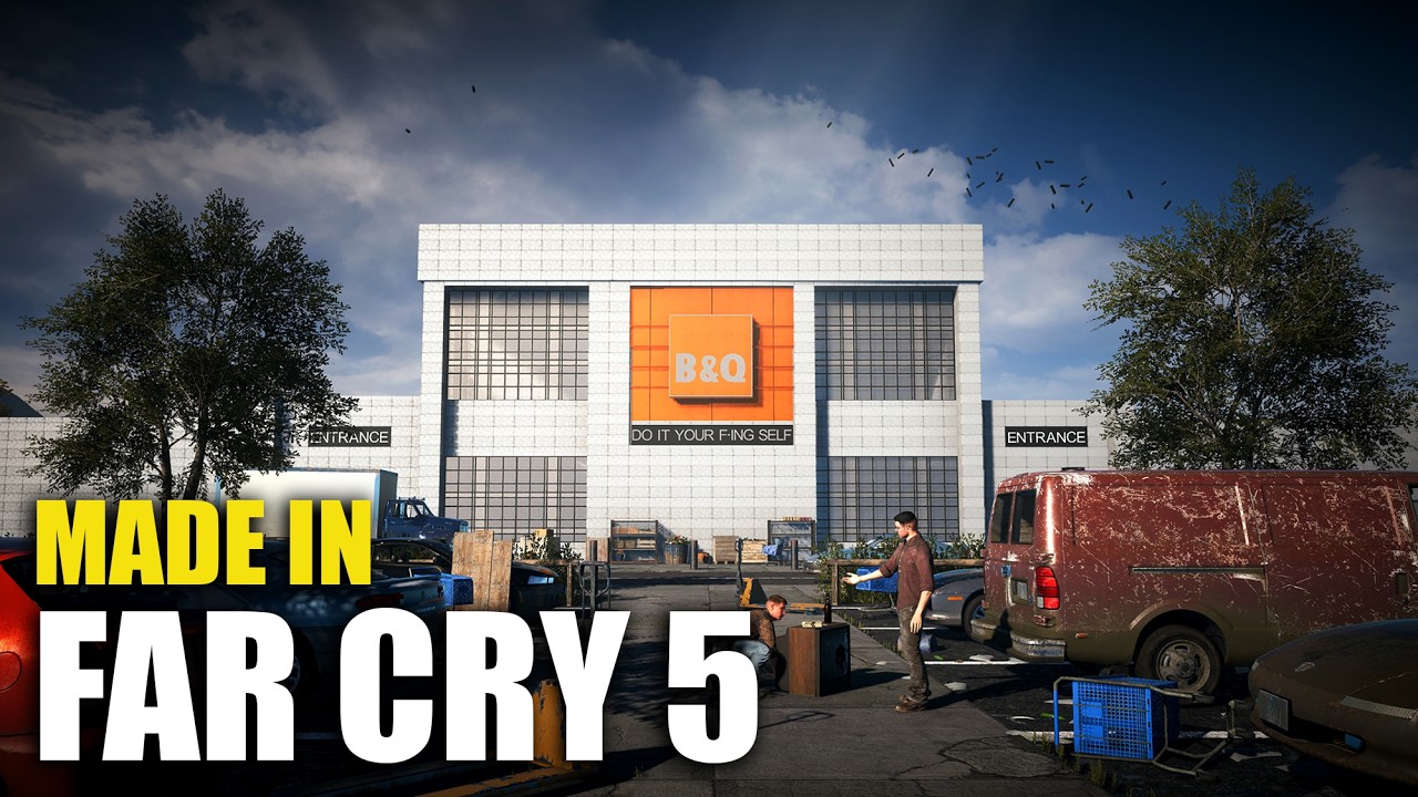I recreated that time my bro bought a broken TV from a dodgy guy in a B&Q car park in Far Cry 5. 