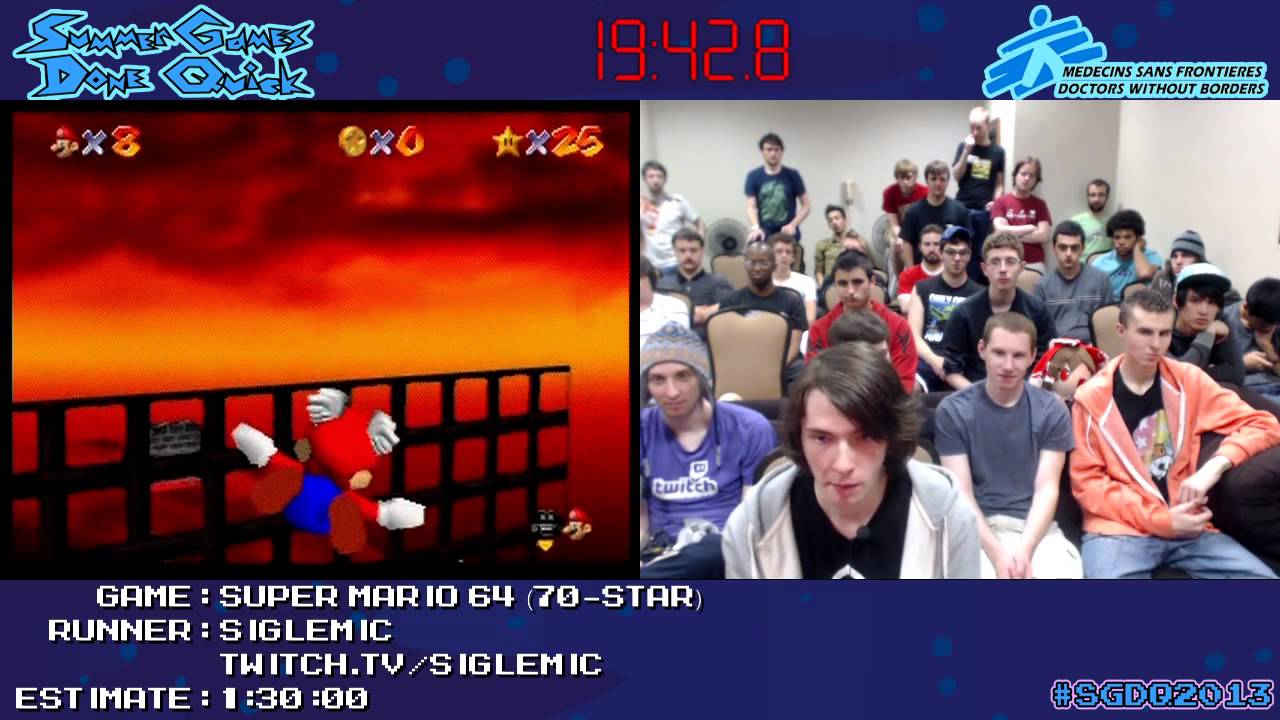 Super Mario 64 :: SPEED RUN (70-Star in 