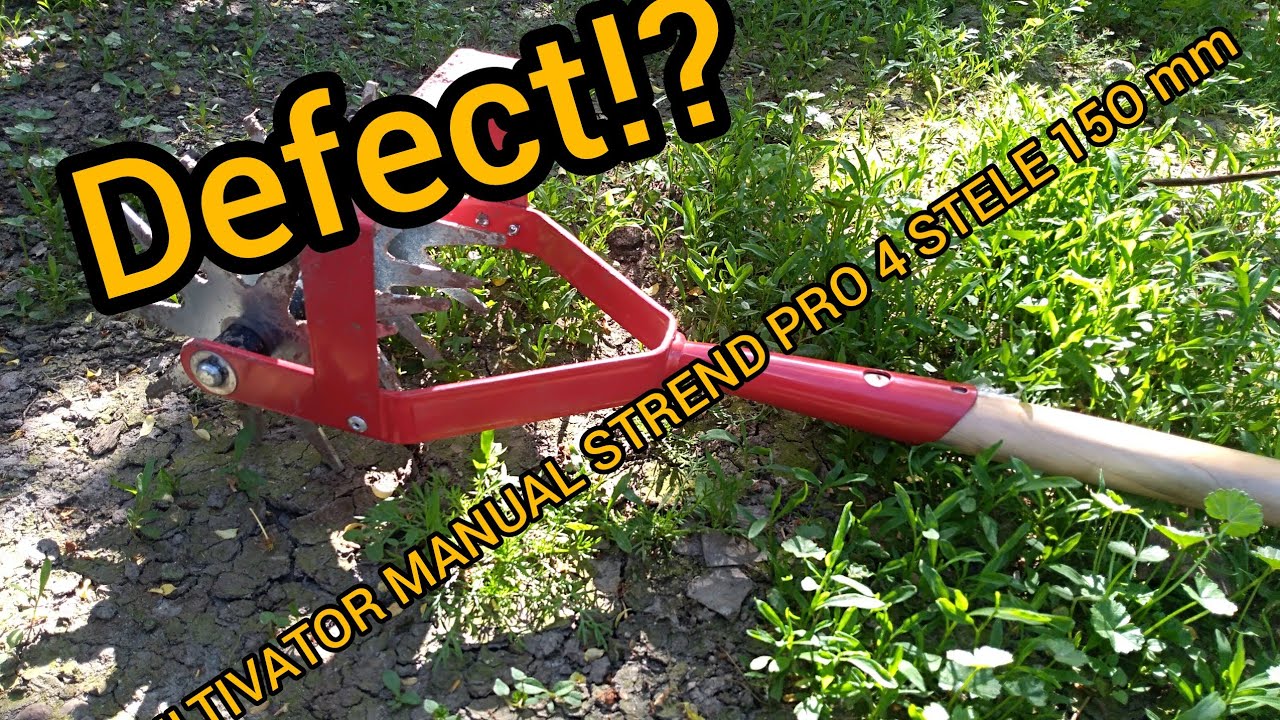 AM LUAT TEAPĂ!? Cultivator Manual STREND PRO(4Rotițe Stelate - 150 mm Lătime de lucru)