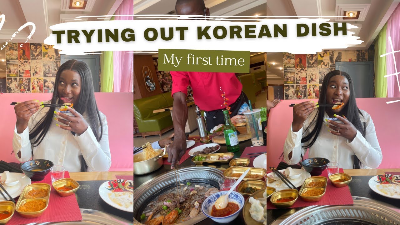 Trying Out Korean Dish for the First Time at  Huahan Korean restaurant