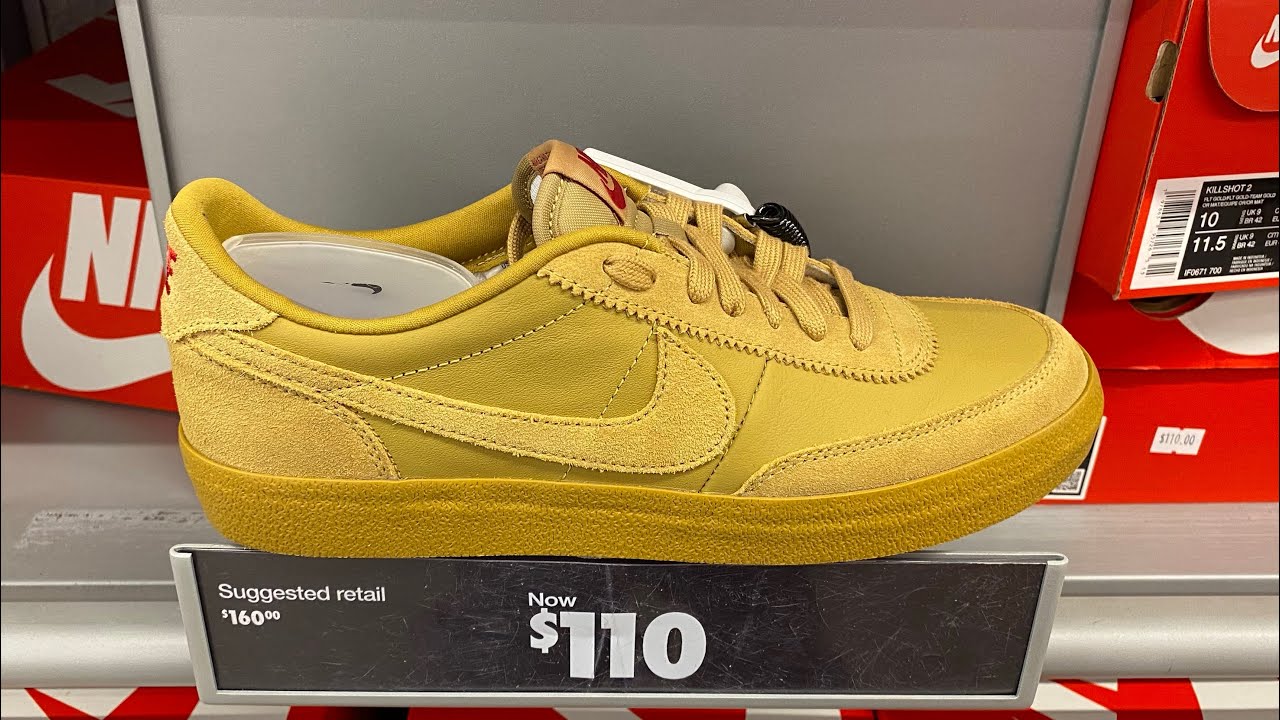 Nike Killshot 2 (Flat Gold/ Team Gold/ Gym Red/ Flat Gold) - Style Code: IF0671-700