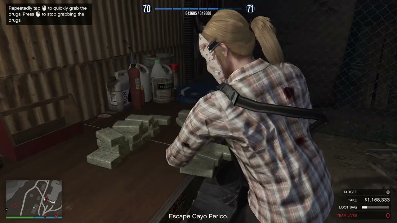 Trying to Escape The Cayo Perico Heist on Land is Impossible in GTA Online PC