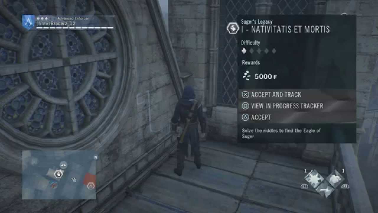 Assassin's Creed Unity Dead Kings DLC - All Sugers Legacy Riddles (Defender of Franciade)