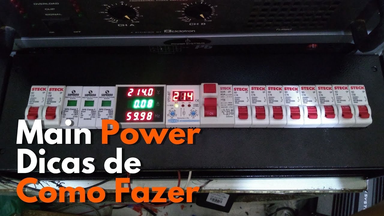 Rack de Energia - Main Power  | Dicas de Como Fazer