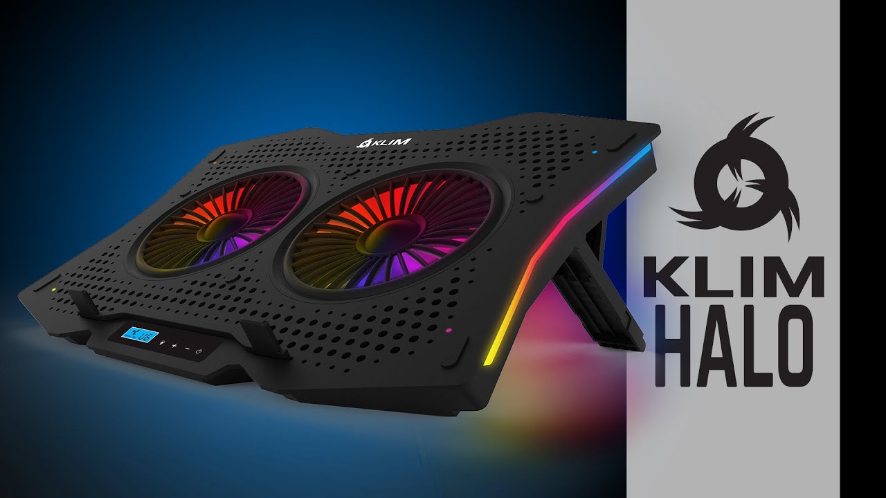 KLIM Halo | Laptop Cooling Pad | Defeat Overheating