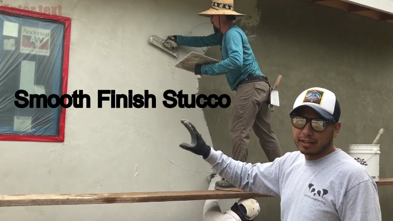 Как наносить штукатурку Smooth Finish Stucco