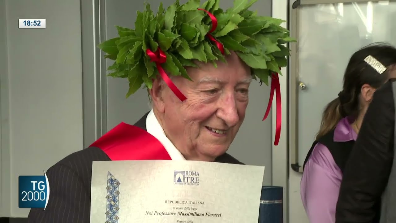 Oscar Mattei, laureato in giurisprudenza a 90 anni