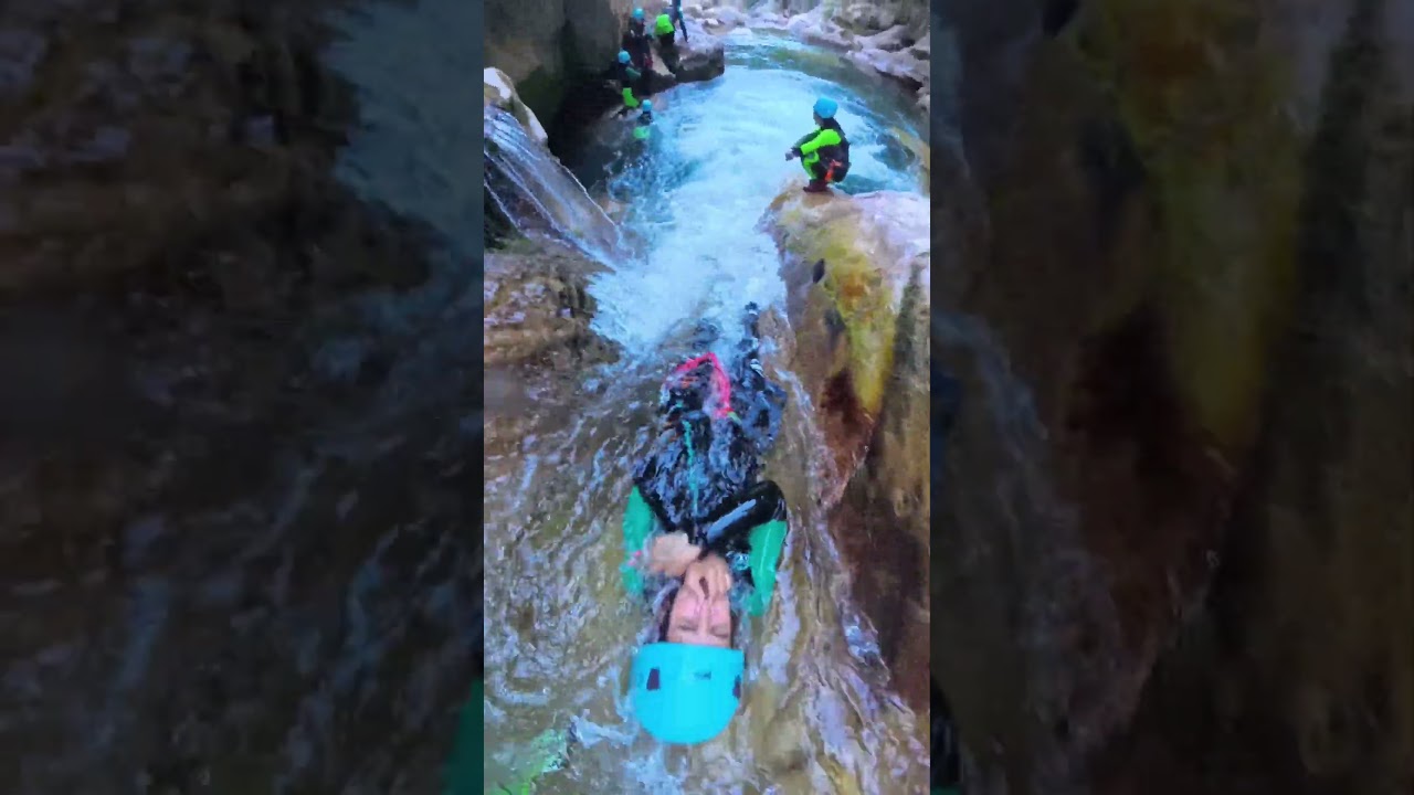 Canyoning dans les Alpes-Maritimes #speedsong #slowedandreverb #phonkmusic  #Canyoning #100canyon