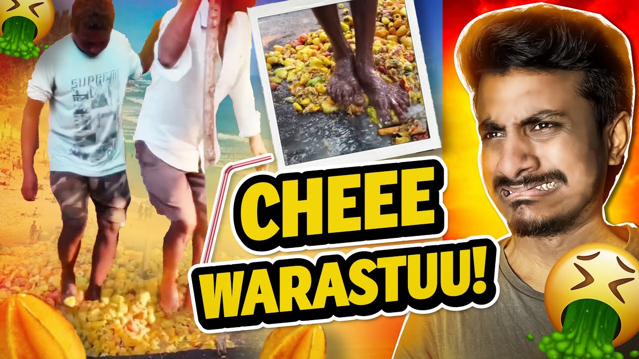 REACTED TO WORST INDIAN STREET FOOD | తెలుగు