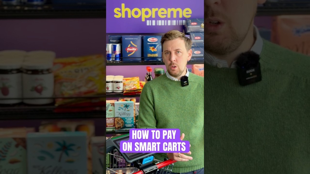 Smart Cart Payment: Pay on the Cart or Handover via QR | shopreme snap cart
