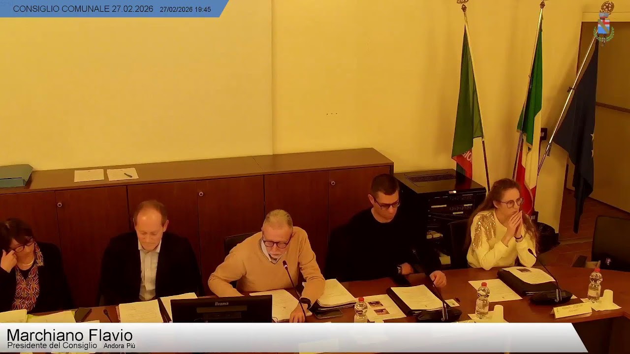 Consiglio Comunale del Comune di Andora del 27/02/2026