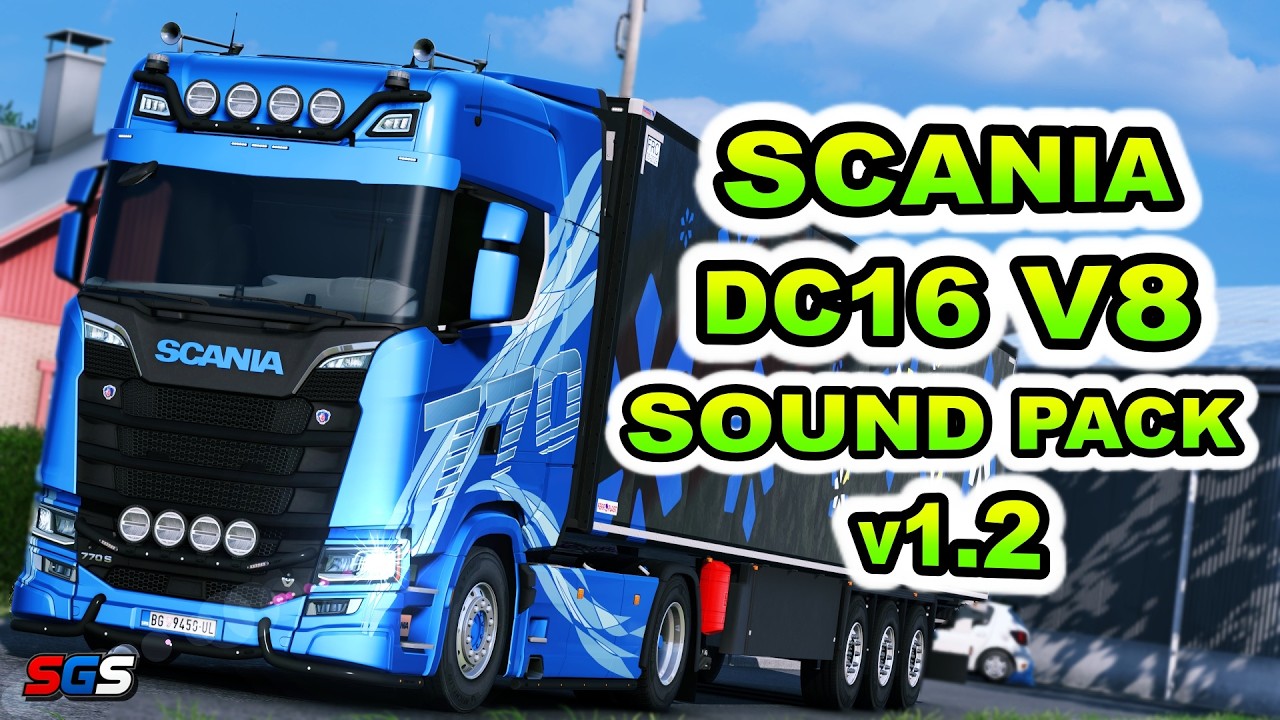 |ETS2 1.58| Scania NG DC16 V8 Sound Pack v1.2 by Max2712