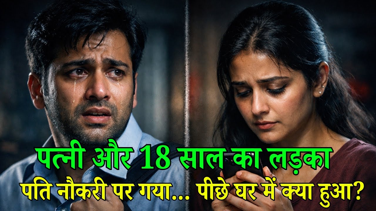 पति जब नौकरी जाता था, तब पत्नी घर में एक 19 साल के लड़के के साथ गलत रास्ते पर चल पड़ी | Emotional