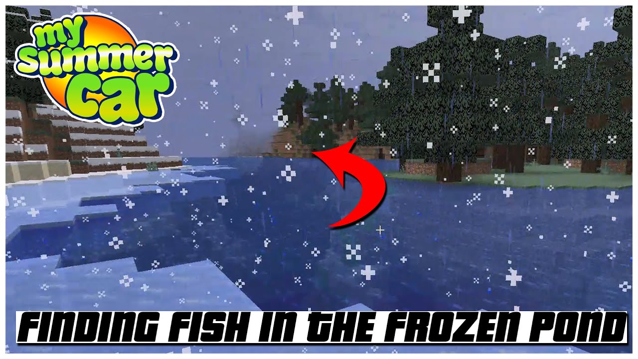 FINDING FISH IN THE FROZEN POND MY SUMMER CAR WINTER CAR MOD 2023 | Ogygia Vlogs🇺🇸