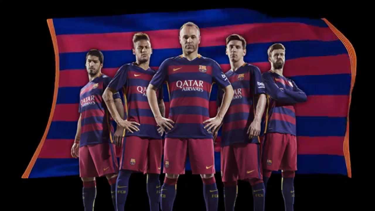 Nike and FC Barcelona unveil bold new home and away kits for 2015-16