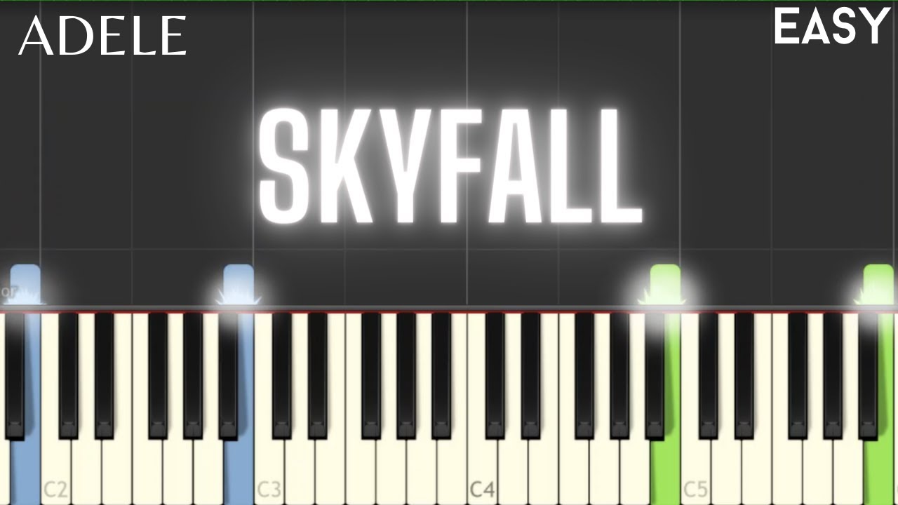 Adele - Skyfall | EASY Piano Tutorial