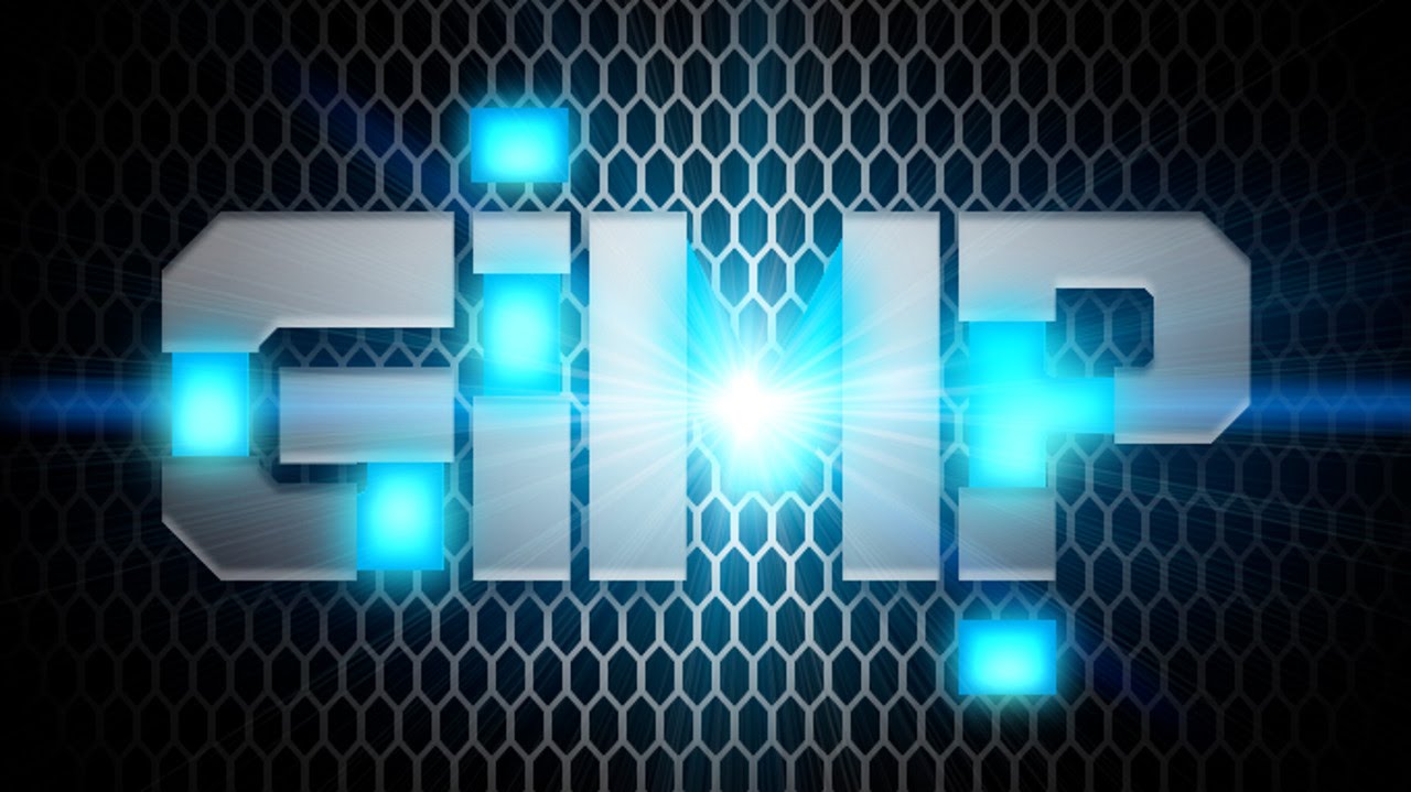 gimp | futuristic text effect tutorial | no photoshop