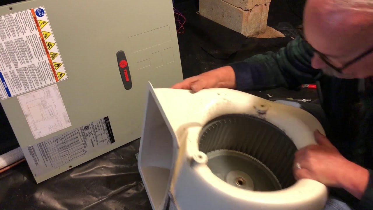 Changed out failed Trane Variable Speed Blower Motor real time