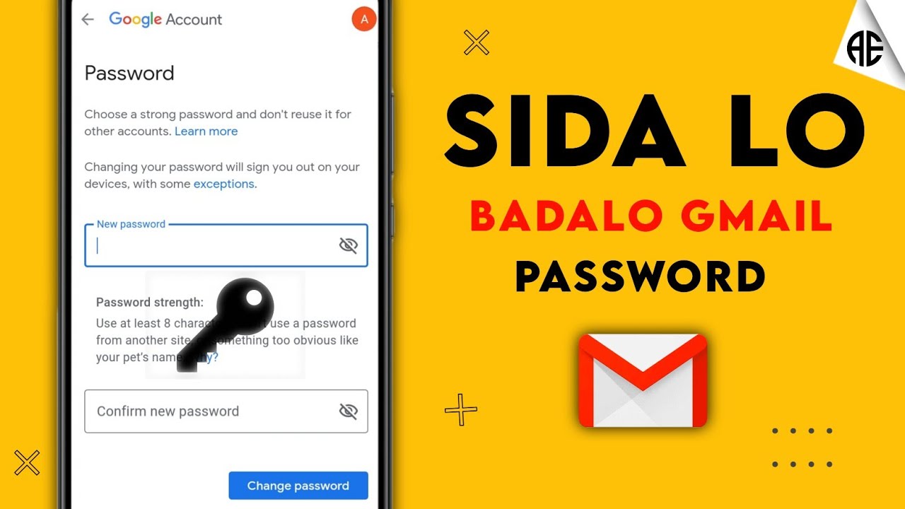 SIDA GMAIL AAD PASSWORD KIISA ILAWDAY PASSWORD KA LOGA BADALO || 2022. @SOMALIPRO