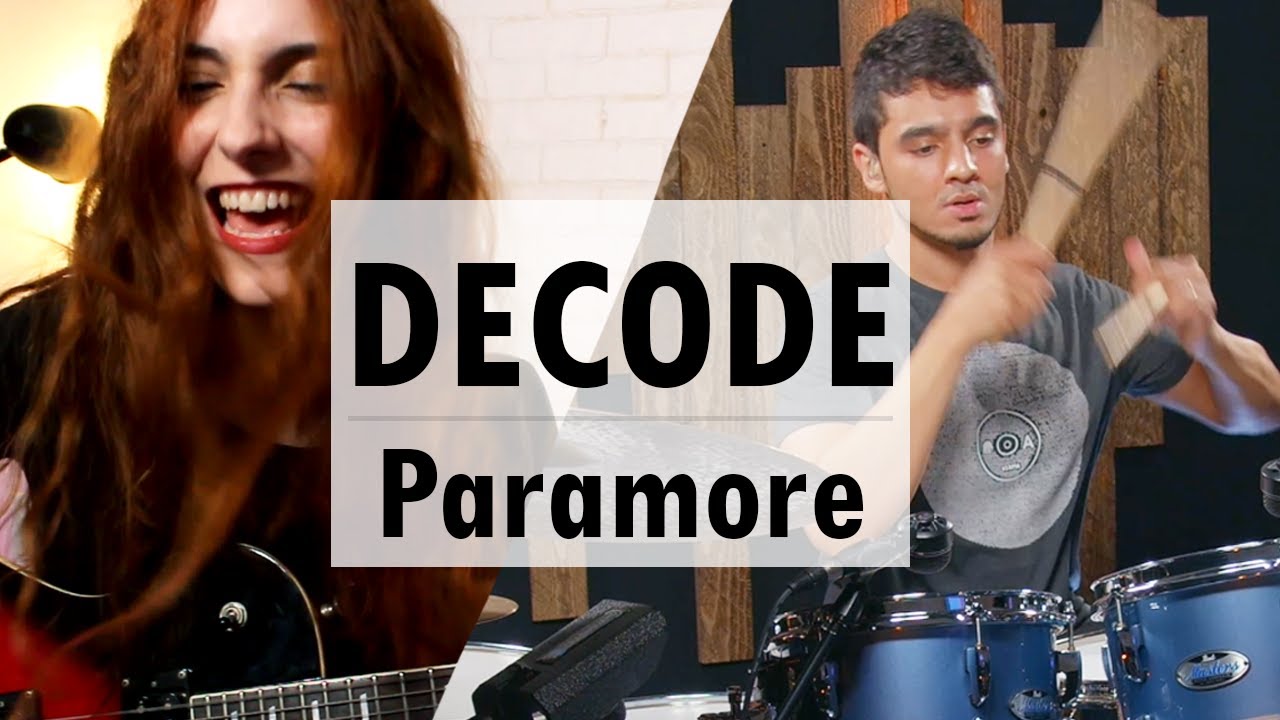 DECODE - PARAMORE (Guitar and Drum playthrough) - Camile Vilela & Bruno Valverde