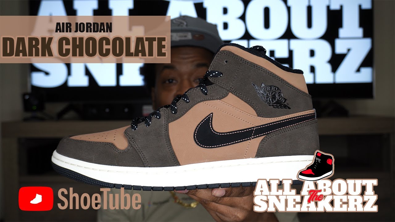 AIR JORDAN 1 MID SE 'DARK CHOCOLATE' UNBOXING & REVIEW!! EARLY LOOK!!