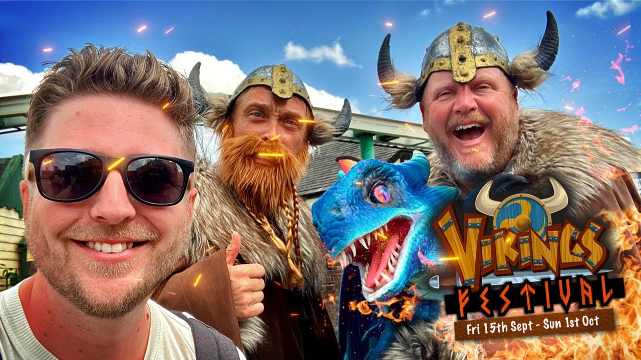 Coaster Giant Takes on Vikings Festival at Drayton Manor Resort | Guest Vlog