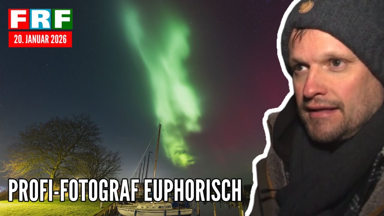 Polarlicht-Spektakel: Mit Fotograf Markus Hibbeler am Vareler Hafen