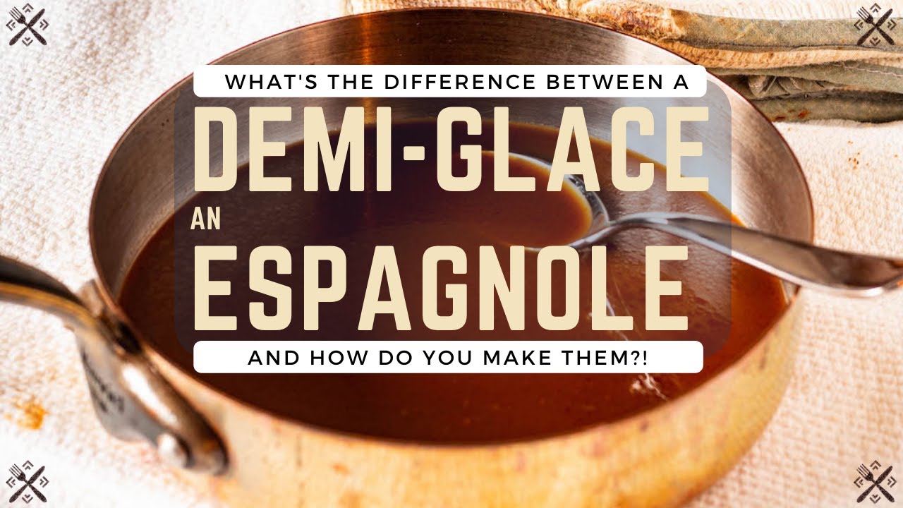 What Is a Demi Glace, An Espagnole, And How Do You Make Them?! || Terry Port Cooking Show