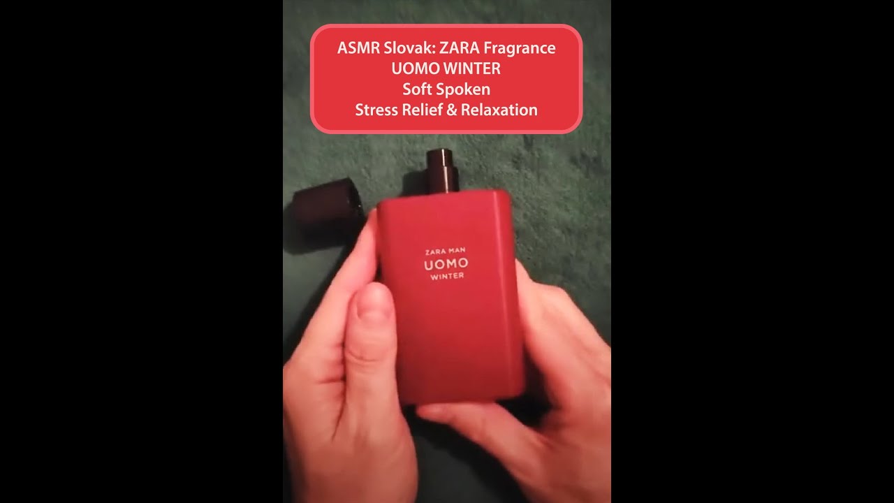 ASMR fragranw Unboxing - ZARA MAN  UOMO WINTER | Soft Spoken Stress Relief & Relaxation