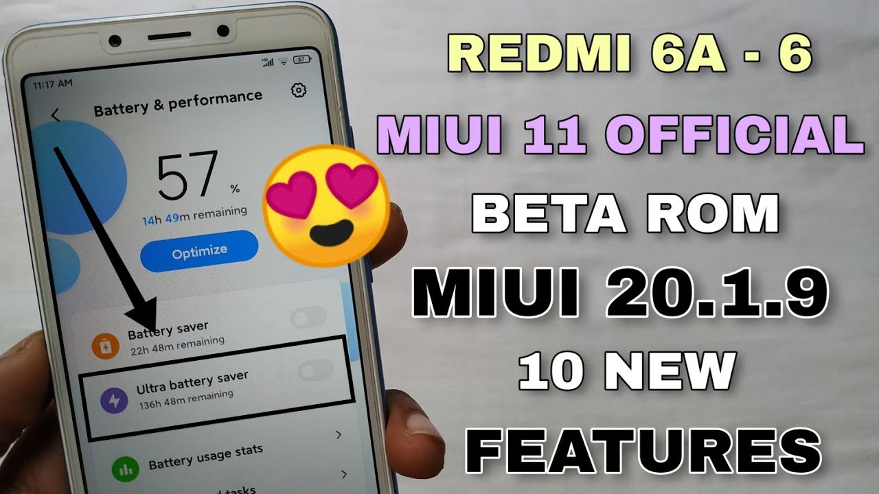 Redmi 6A Miui 11 Beta Rom | More Features | Trash Bin & Background Blur