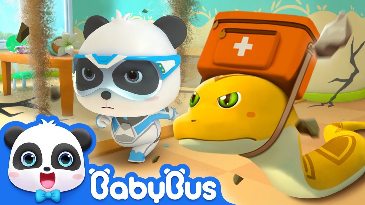 Run! The Building is Collapsing | Super Panda Rescue Team 7 | Kids Cartoon | Baby Cartoon | BabyBus