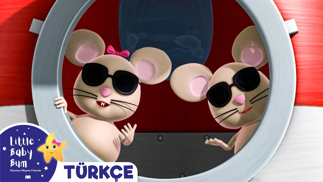 3 K&ouml;r Fare'nin Uzay Macerası | Little Baby Bum T&uuml;rk&ccedil;e - Bebek Şarkıları ve &Ccedil;izgi Filmler