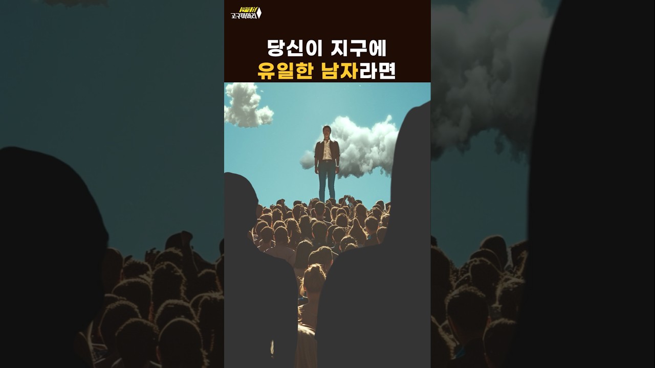 🍠 만약 당신이 지구에 유일한 남자라면...