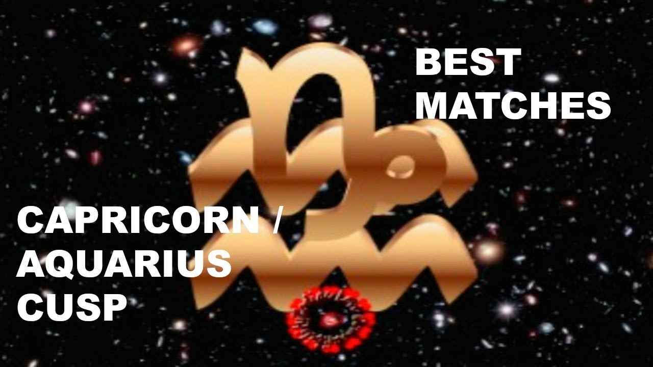 CAPRICORN-AQUARIUS CUSP MATCHUPS #capricorn #aquarius #relationship #astrology