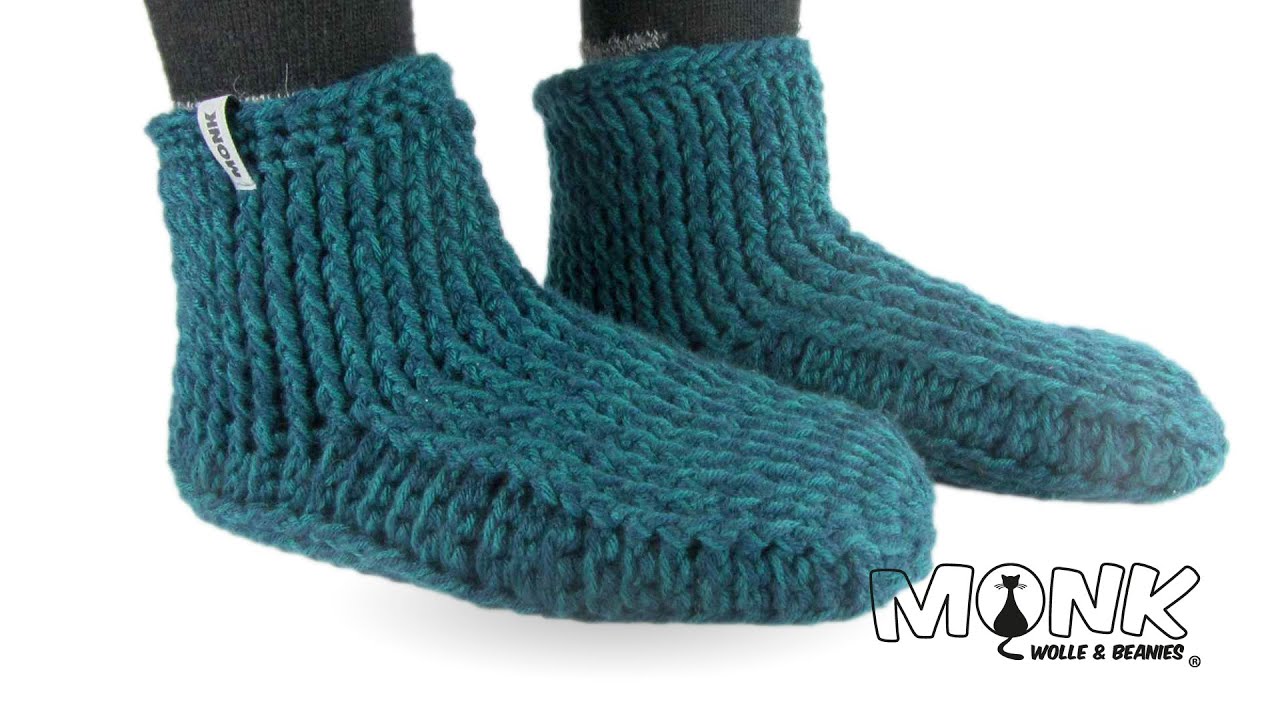 Monk-Gammlos (Hüttenschuhe) häkeln Teil 2