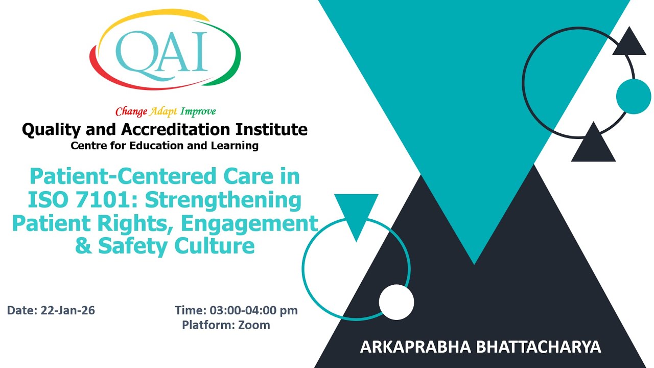 Patient-Centered Care in ISO 7101: Strengthening Patient Rights, Engagement & Safety Culture