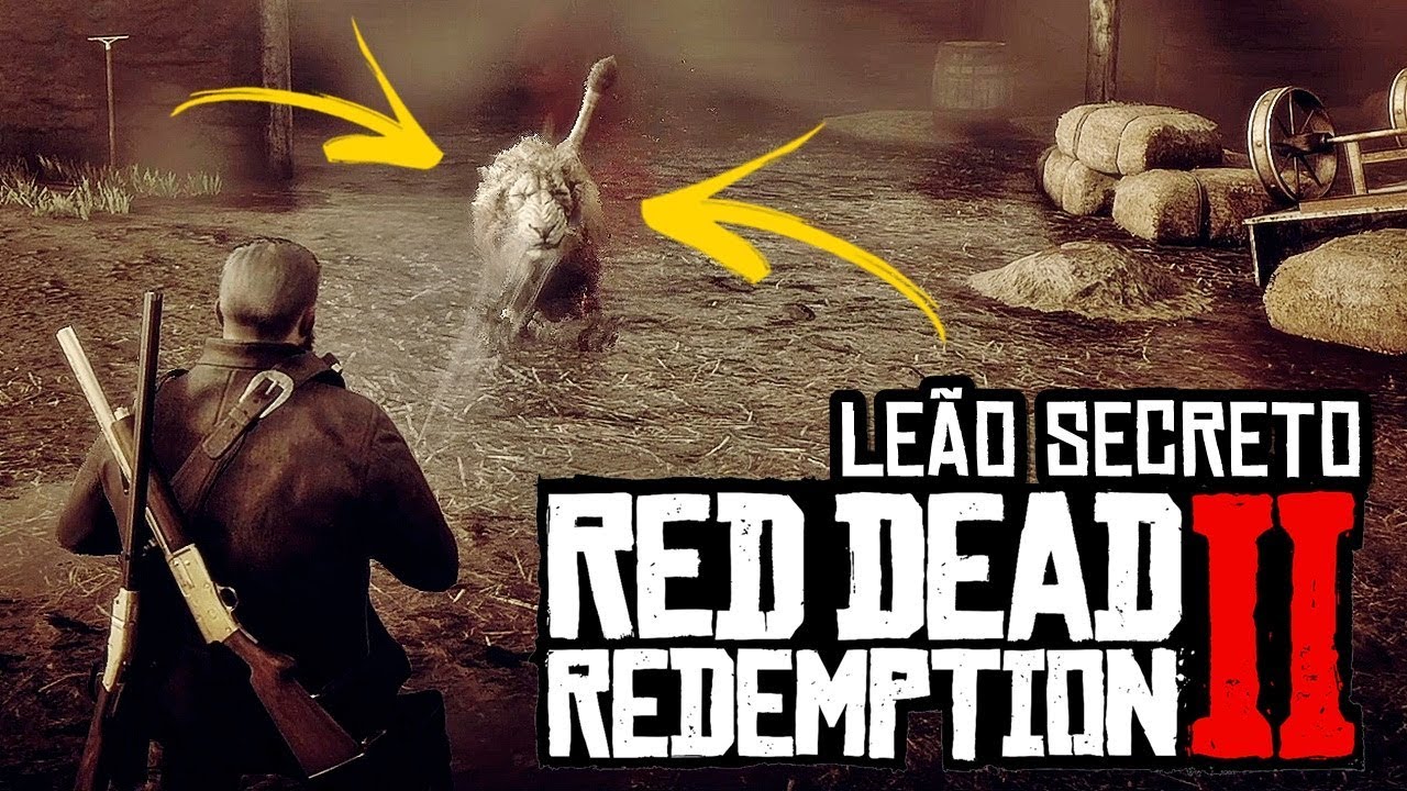INSANO!! LEÃO SECRETO EXISTE (APRENDA COMO CAÇAR) - RED DEAD REDEMPTION 2