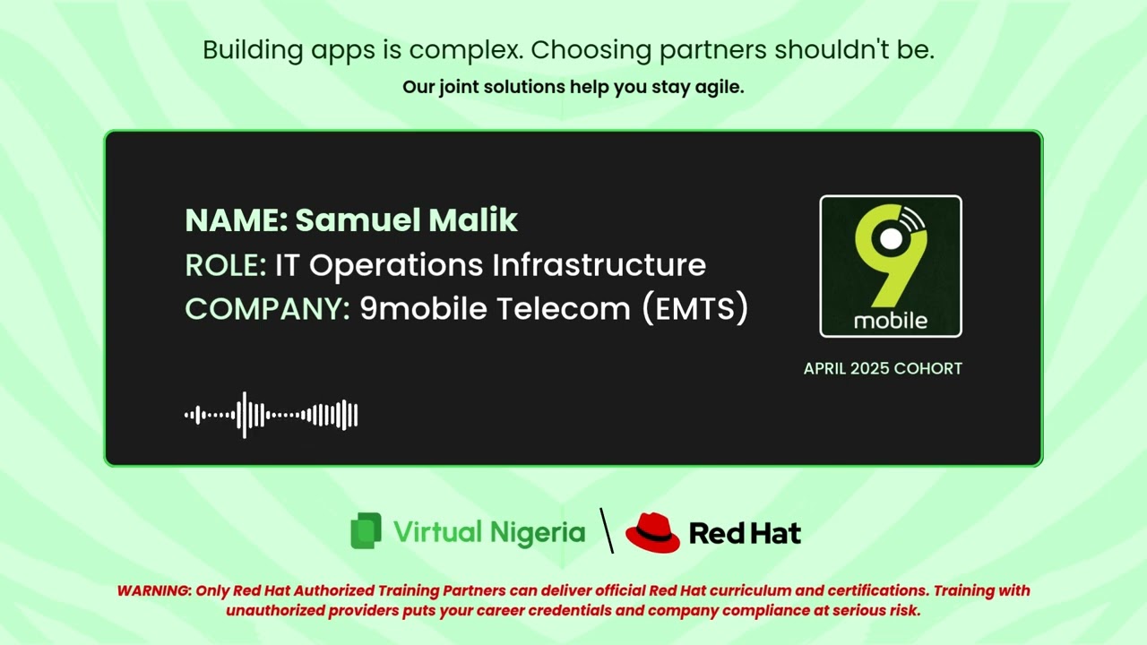 Samuel Malik&rsquo;s Review of Our FREE Ansible Bootcamp | April 2025 Cohort