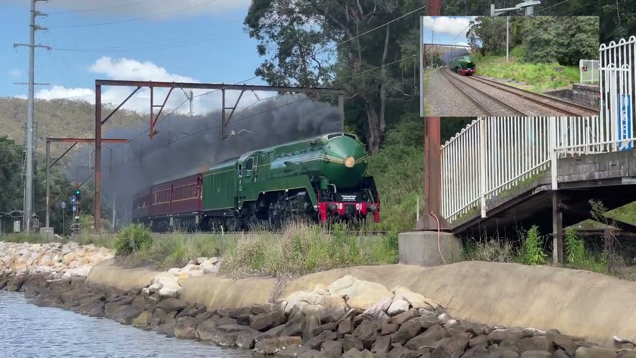 3801 on the Newcastle Flyer 2022