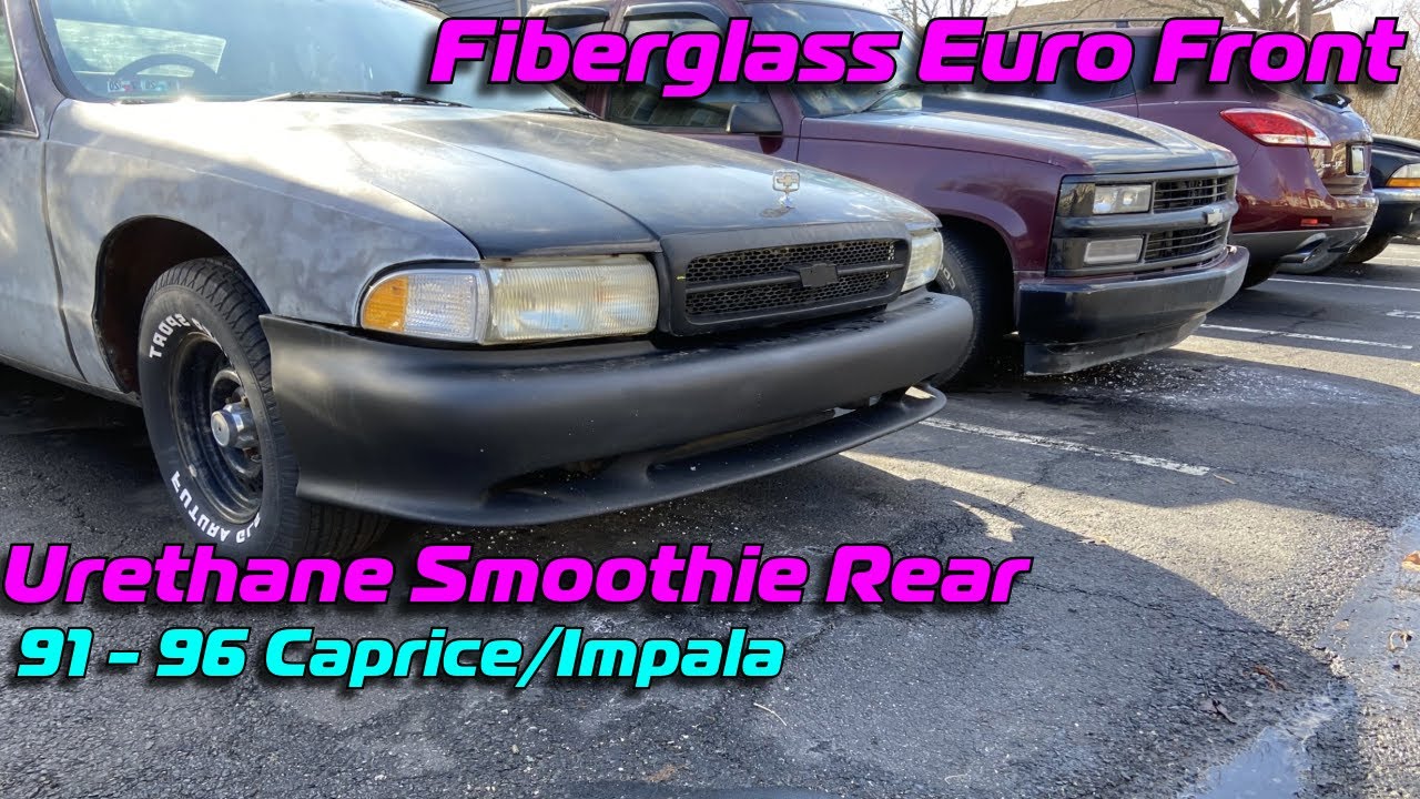 Install Complete!! KBD Rear Smoothie, Fiberglass Front Euro 91 - 96 Caprice Impala
